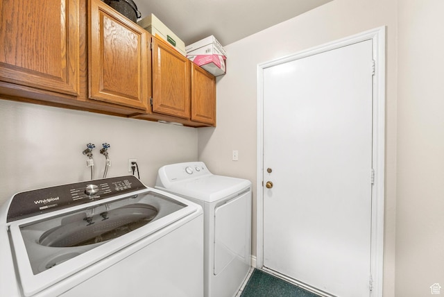 1700 N Bluebird Rd, Orem, UT 84097 - laundry room featuring washing machine and dryer and cabinet space