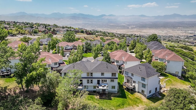 923 E Absaroka Ct S, Draper, UT 84020 - aerial perspective of suburban area featuring a mountain backdrop