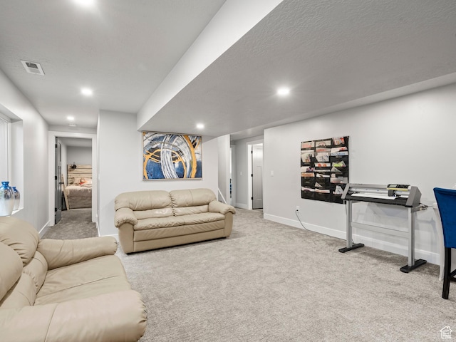 214 S 900 W, Tooele, UT 84074 - living room featuring carpet flooring and recessed lighting