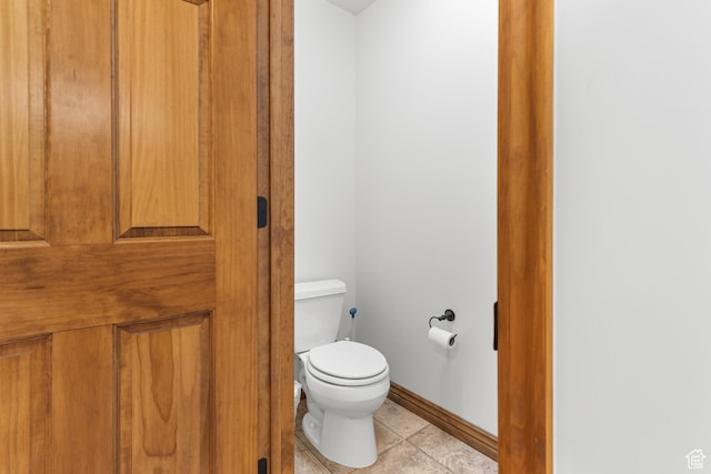1340 N Trapper Loop, Garden City, UT 84028 - bathroom with toilet and tile patterned floors