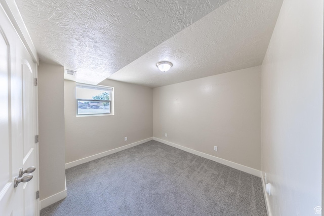 774 W 4375 S, Riverdale, UT 84405 - additional living space with carpet flooring and a textured ceiling