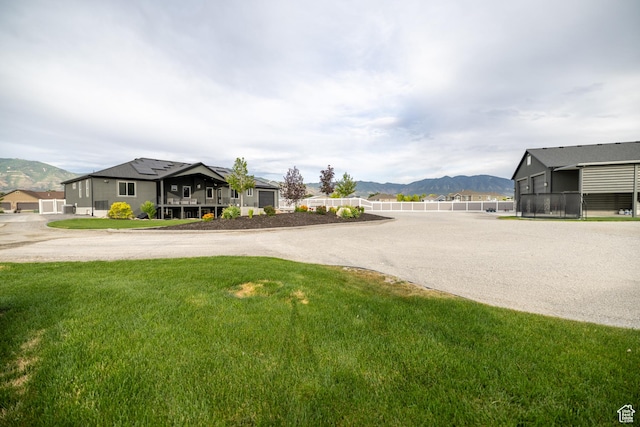 4311 N Diamond Ln, Erda, UT 84074 - view of yard with a mountain view and a residential view