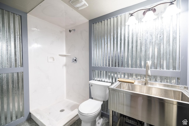 4311 N Diamond Ln, Erda, UT 84074 - bathroom with toilet and a stall shower