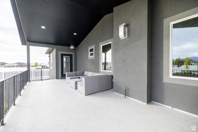 4311 N Diamond Ln, Erda, UT 84074 - view of patio / terrace with an outdoor living space