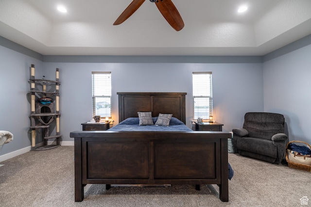 4311 N Diamond Ln, Erda, UT 84074 - bedroom featuring light carpet and a ceiling fan