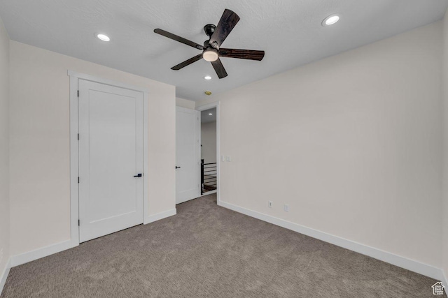 21 W Elinor Ln, Washington, UT 84780 - unfurnished bedroom featuring carpet, recessed lighting, and ceiling fan