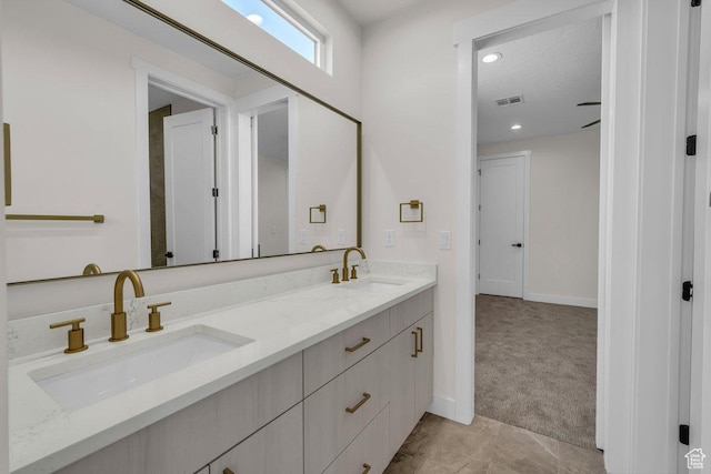 21 W Elinor Ln, Washington, UT 84780 - full bath featuring double vanity and recessed lighting