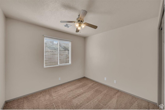 579 E Spring Cir, Washington, UT 84780 - unfurnished room featuring carpet floors, ceiling fan, and a textured ceiling