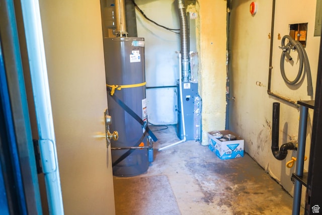 1040 E Quail Park Dr Unit B, Millcreek, UT 84117 - utility room with water heater