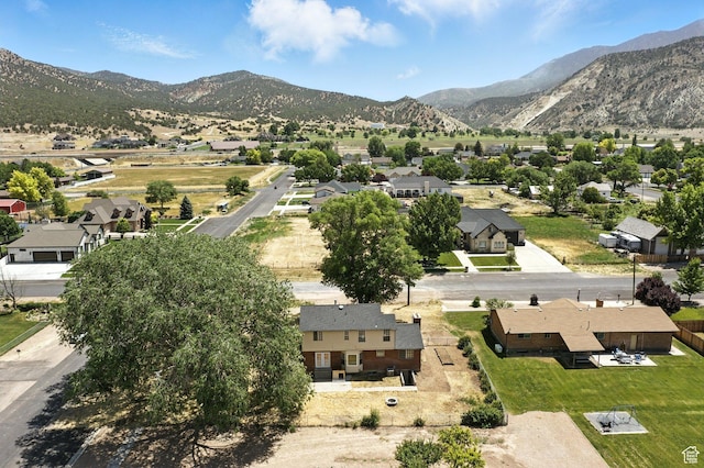 585 N 700 E, Nephi, UT 84648 - aerial perspective of suburban area featuring a mountain backdrop