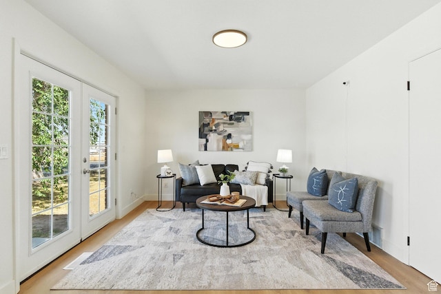 585 N 700 E, Nephi, UT 84648 - sitting room with wood finished floors and french doors