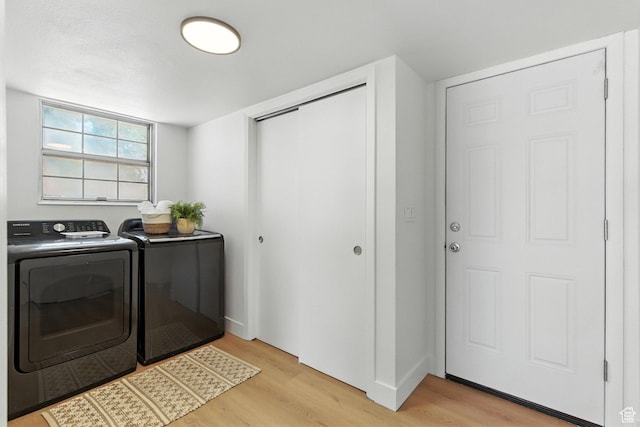 585 N 700 E, Nephi, UT 84648 - washroom featuring washing machine and dryer and light wood finished floors