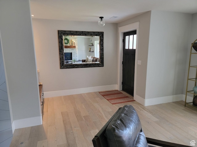 298 E 400 S, Orem, UT 84058 - foyer entrance featuring light wood-style flooring and baseboards