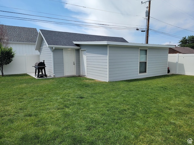 298 E 400 S, Orem, UT 84058 - back of house with a fenced backyard and a shingled roof