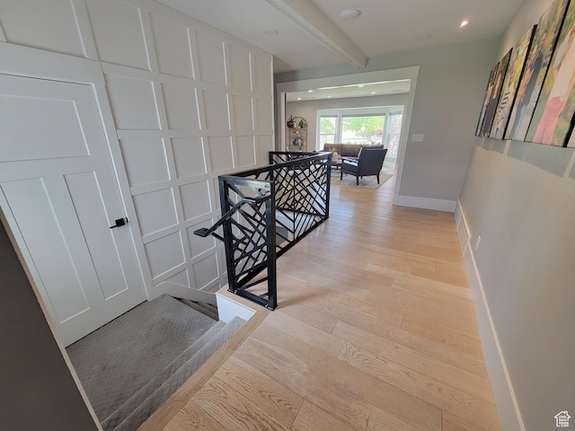 298 E 400 S, Orem, UT 84058 - stairway featuring wood finished floors and recessed lighting