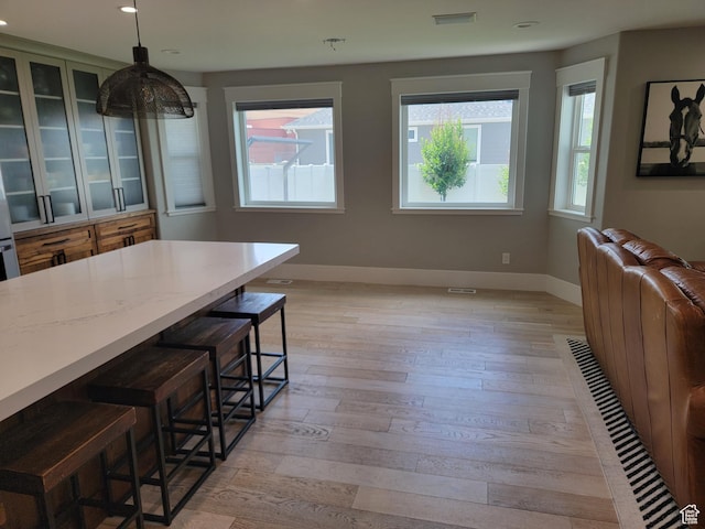 298 E 400 S, Orem, UT 84058 - dining area featuring light wood finished floors and recessed lighting