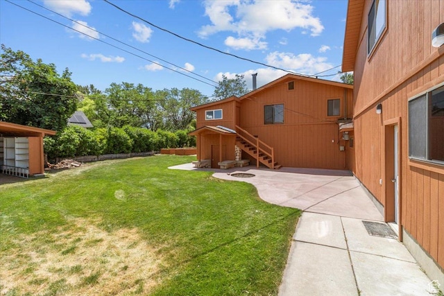294 W 200 N, Mount Pleasant, UT 84647 - view of green lawn with a patio