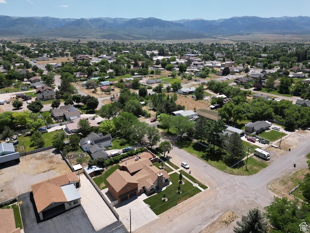 294 W 200 N, Mount Pleasant, UT 84647 - aerial view of residential area with a mountain backdrop