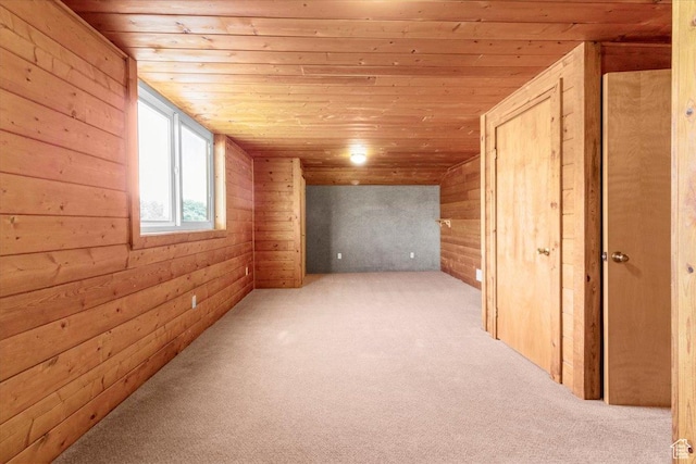 294 W 200 N, Mount Pleasant, UT 84647 - additional living space featuring carpet, wooden ceiling, and wooden walls