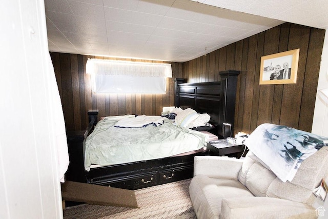 960 N 100 W, Tremonton, UT 84337 - carpeted bedroom with wooden walls
