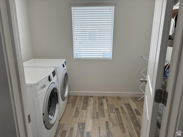 1637 S 730 W, Provo, UT 84601 - laundry room featuring separate washer and dryer and light wood-style floors