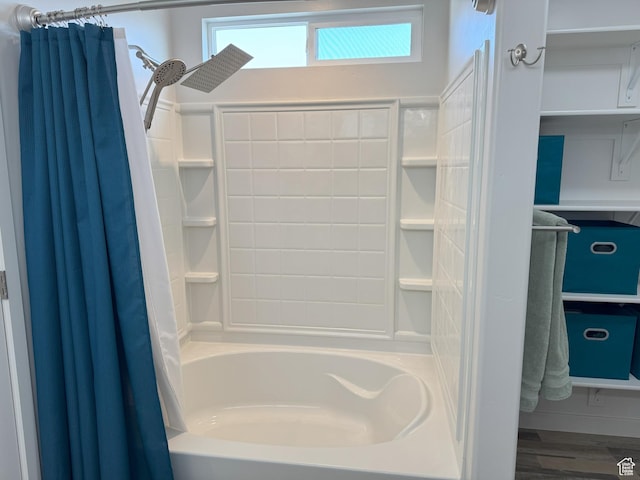 1637 S 730 W, Provo, UT 84601 - full bath with shower / bath combo and wood finished floors