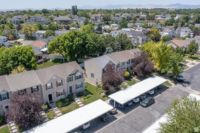 1193 W Dun Robin Ct, Murray, UT 84123 - aerial perspective of suburban area with a mountainous background
