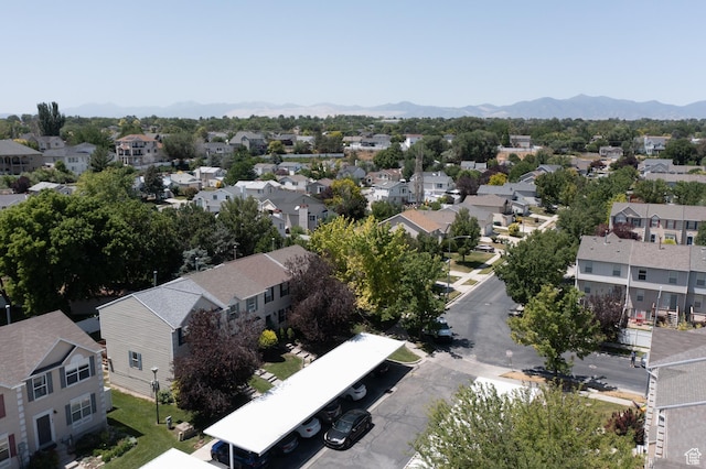 1193 W Dun Robin Ct, Murray, UT 84123 - aerial perspective of suburban area featuring mountains