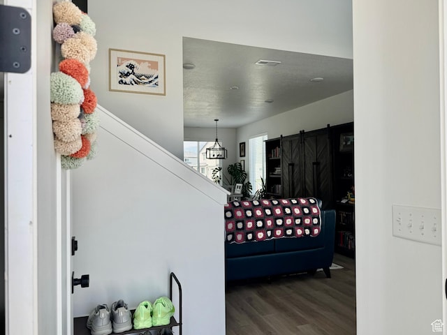 1038 W 980 S Unit 312, American Fork, UT 84003 - stairs featuring wood finished floors and a barn door