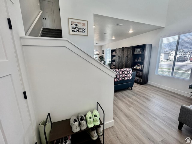 1038 W 980 S Unit 312, American Fork, UT 84003 - stairs with wood finished floors and baseboards