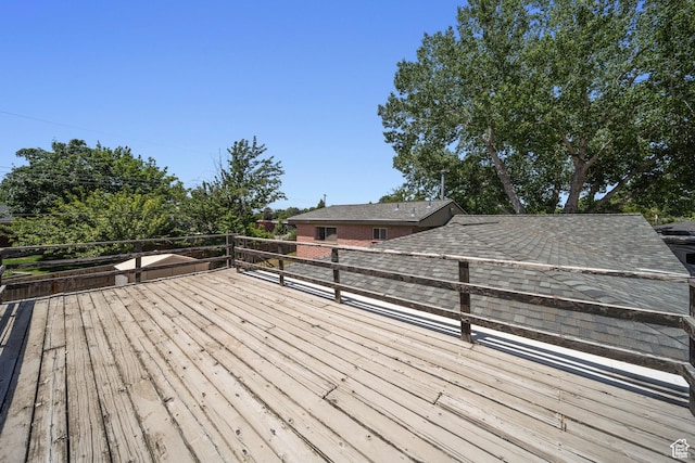 5154 S Lori Way, Salt Lake City, UT 84117 - view of wooden terrace