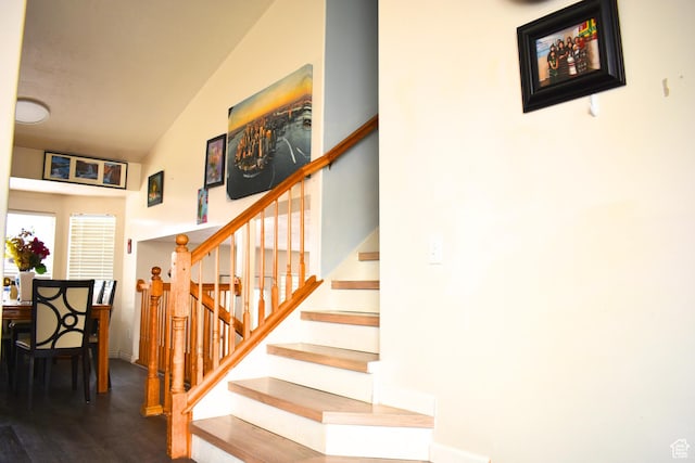 1037 W State Cir, Salt Lake City, UT 84104 - stairs with wood finished floors and baseboards