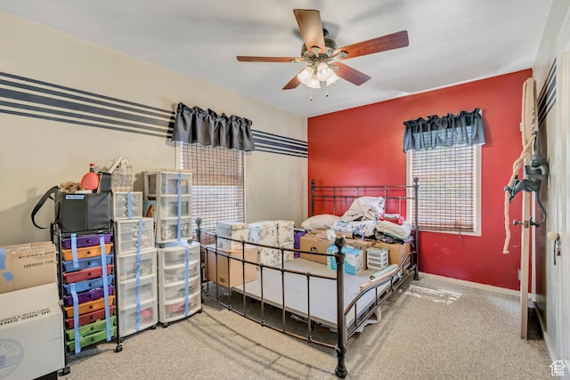 322 E Crawford Ave, Murray, UT 84107 - bedroom featuring carpet and ceiling fan