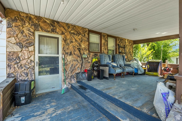 322 E Crawford Ave, Murray, UT 84107 - view of wooden deck