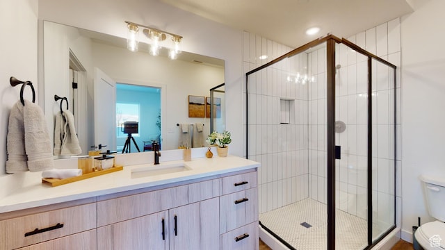 1378 S Sawmill Blvd Unit 7-703, Heber City, UT 84032 - bathroom featuring vanity and a stall shower