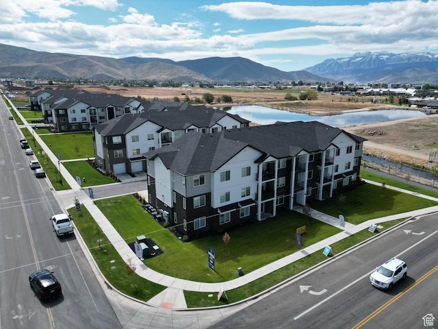 1378 S Sawmill Blvd Unit 7-703, Heber City, UT 84032 - aerial view of residential area with a water and mountain view