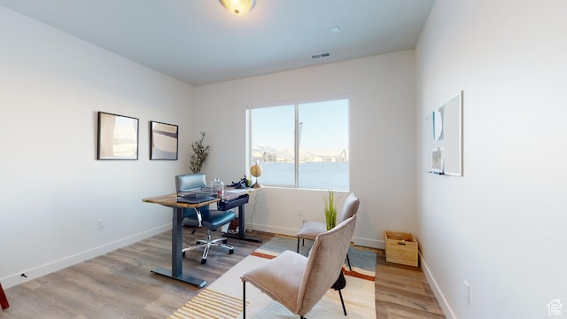 1378 S Sawmill Blvd Unit 7-703, Heber City, UT 84032 - office area featuring light wood-style flooring and baseboards