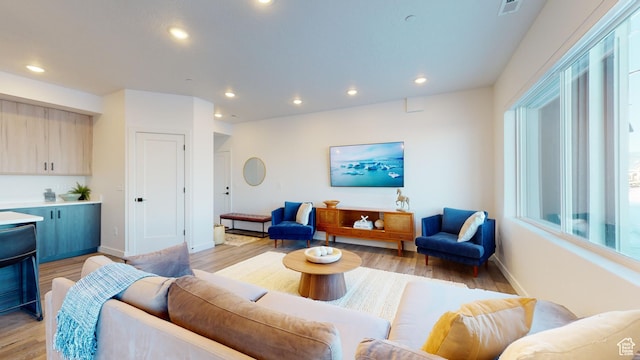 1378 S Sawmill Blvd Unit 7-703, Heber City, UT 84032 - living room with light wood finished floors and recessed lighting