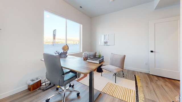 1378 S Sawmill Blvd Unit 7-703, Heber City, UT 84032 - office area featuring light wood-style flooring and baseboards