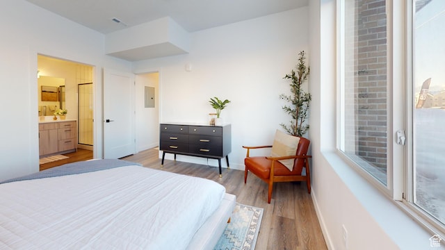1378 S Sawmill Blvd Unit 7-703, Heber City, UT 84032 - bedroom featuring light wood-type flooring and electric panel