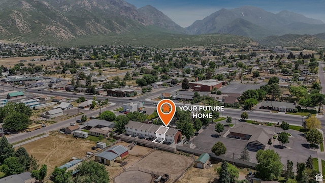 153 E Main St Unit B, Santaquin, UT 84655 - view of property location featuring a mountainous background and nearby suburban area