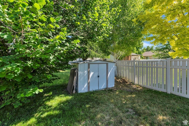 2086 N 1100 E, Lehi, UT 84043 - fenced backyard featuring a storage shed