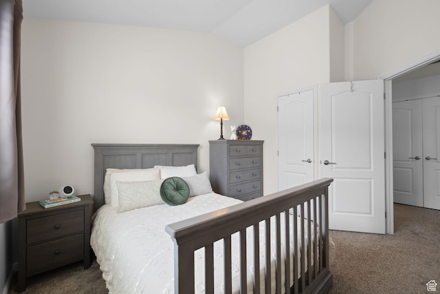 13574 S Cantania Way, Draper, UT 84020 - carpeted bedroom featuring vaulted ceiling