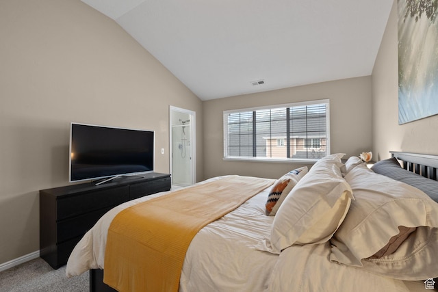13574 S Cantania Way, Draper, UT 84020 - bedroom with vaulted ceiling and light carpet