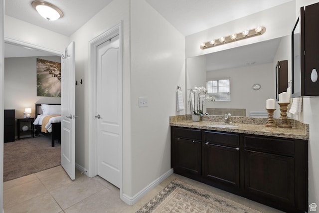 13574 S Cantania Way, Draper, UT 84020 - bathroom featuring ensuite bathroom, vanity, and tile patterned floors