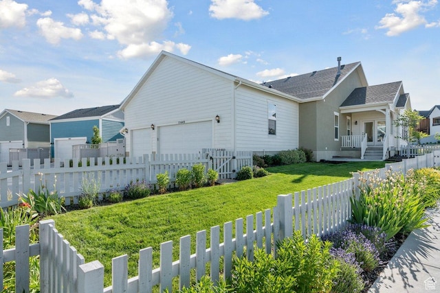 11449 S Bingham Rim Rd, South Jordan, UT 84009 - view of home's exterior with an attached garage