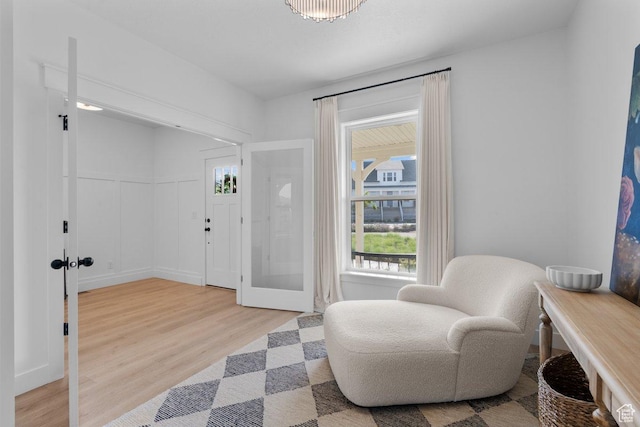 11449 S Bingham Rim Rd, South Jordan, UT 84009 - sitting room featuring light wood-style flooring