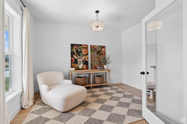 11449 S Bingham Rim Rd, South Jordan, UT 84009 - sitting room with wood finished floors
