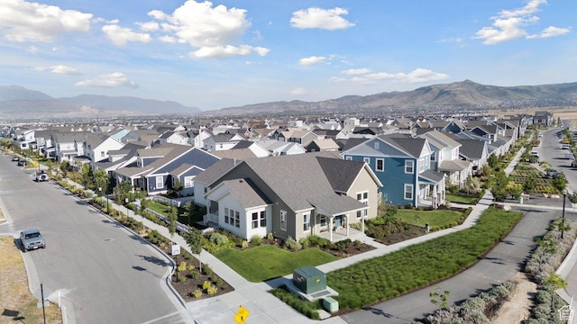 11449 S Bingham Rim Rd, South Jordan, UT 84009 - aerial view of residential area featuring mountains