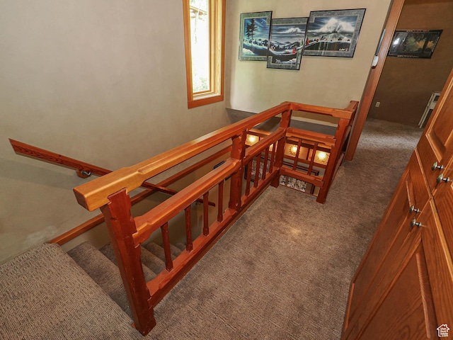 2137 N Pinecrest Canyon Rd Unit 35, Emigration Canyon, UT 84108 - staircase with carpet floors